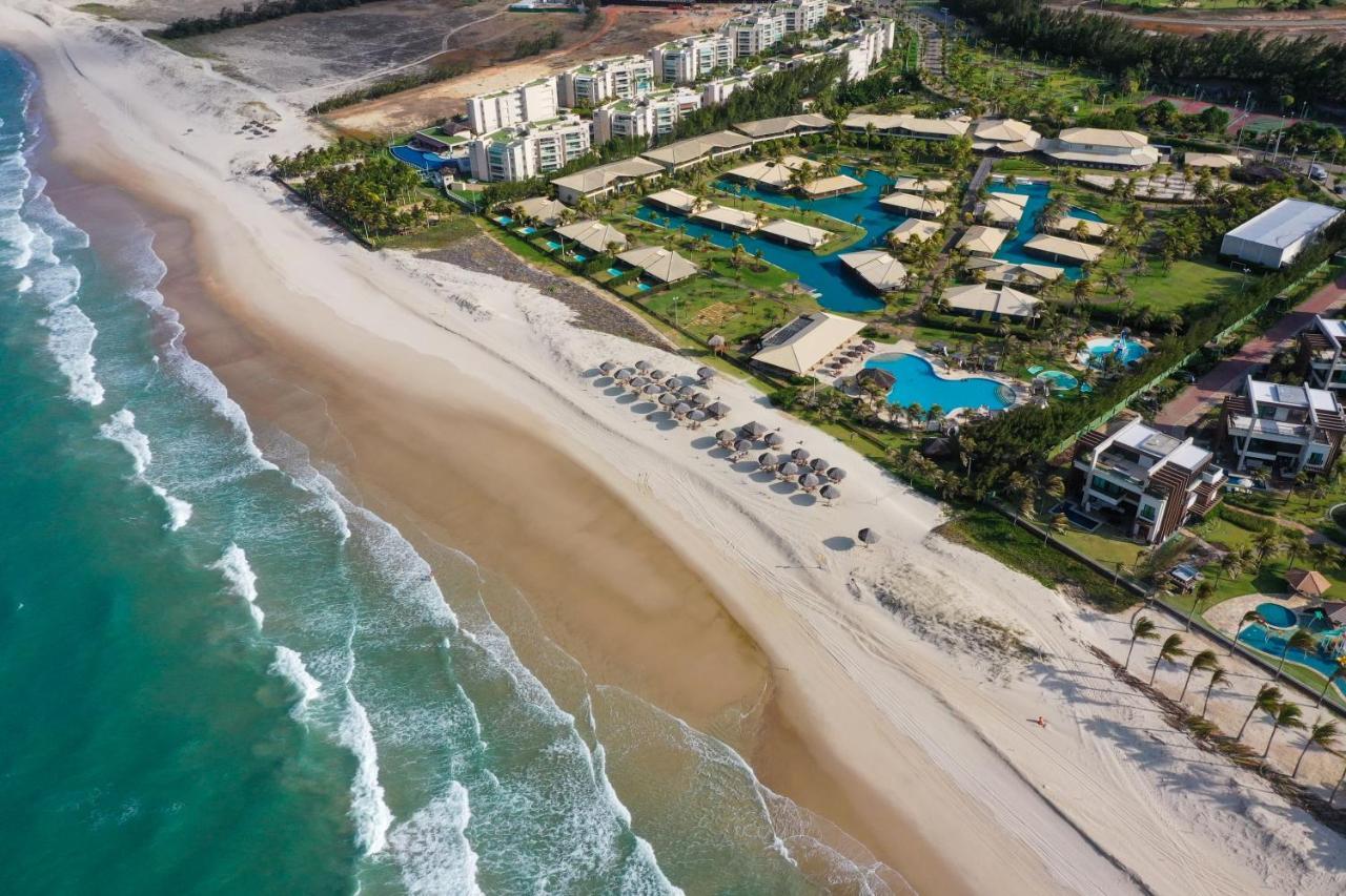 Dom Pedro Laguna Beach Resort & Golf By Wam Experience Aquiraz Exteriör bild Aerial view of the resort